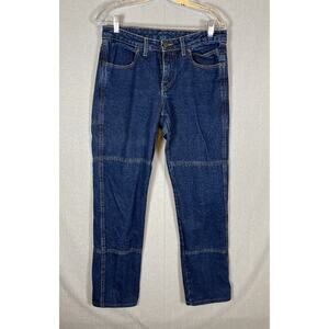 Draggin Jeans Womens Motorcycle Biker Kevlar Lined Padded Jeans Size 4